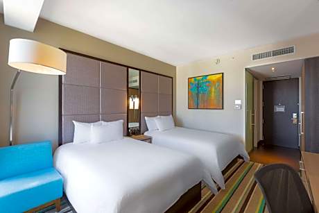 Double Room with Two Double Beds and Balcony