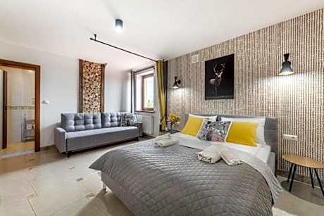 Biały Jeleń z basenem i jacuzzi