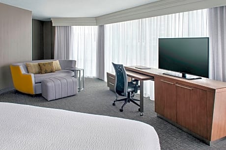 Room, 1 King Bed with Sofa bed, City View, Corner (1 King Bed and 1 Double Sofa Bed)