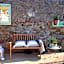 Domaine Charente Glamping Familyroom Le Jardin with external toilet & shower house & outdoor kitchen