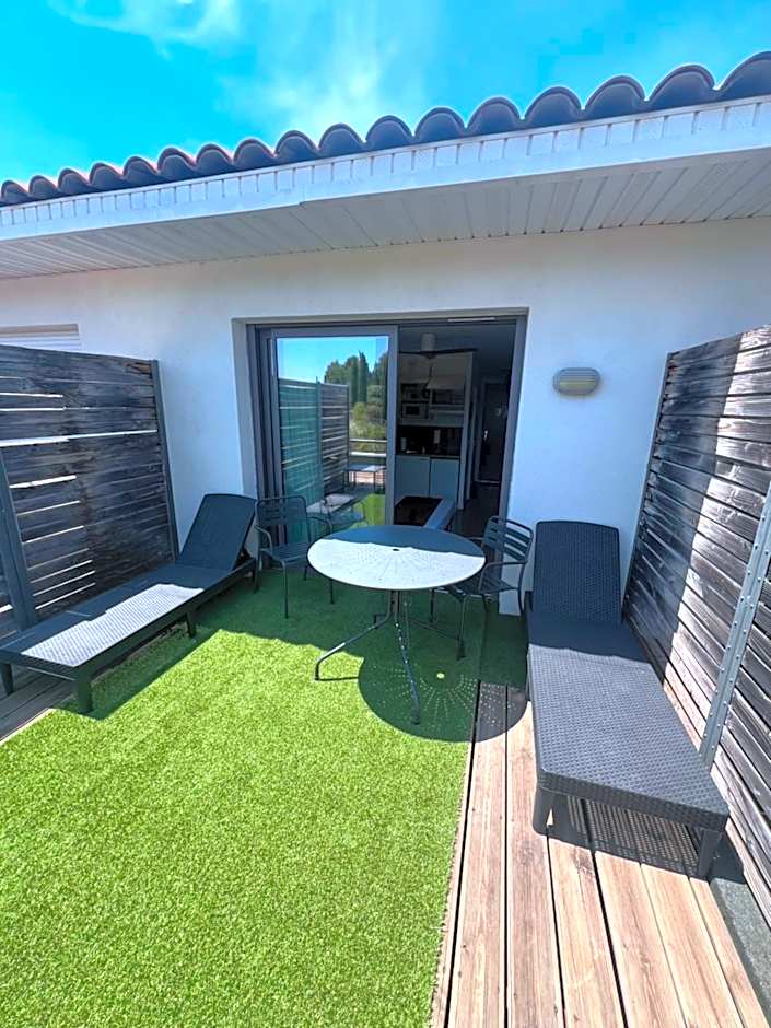 Les Terrasses D'Aix - Studio avec Grande Terrasse privée