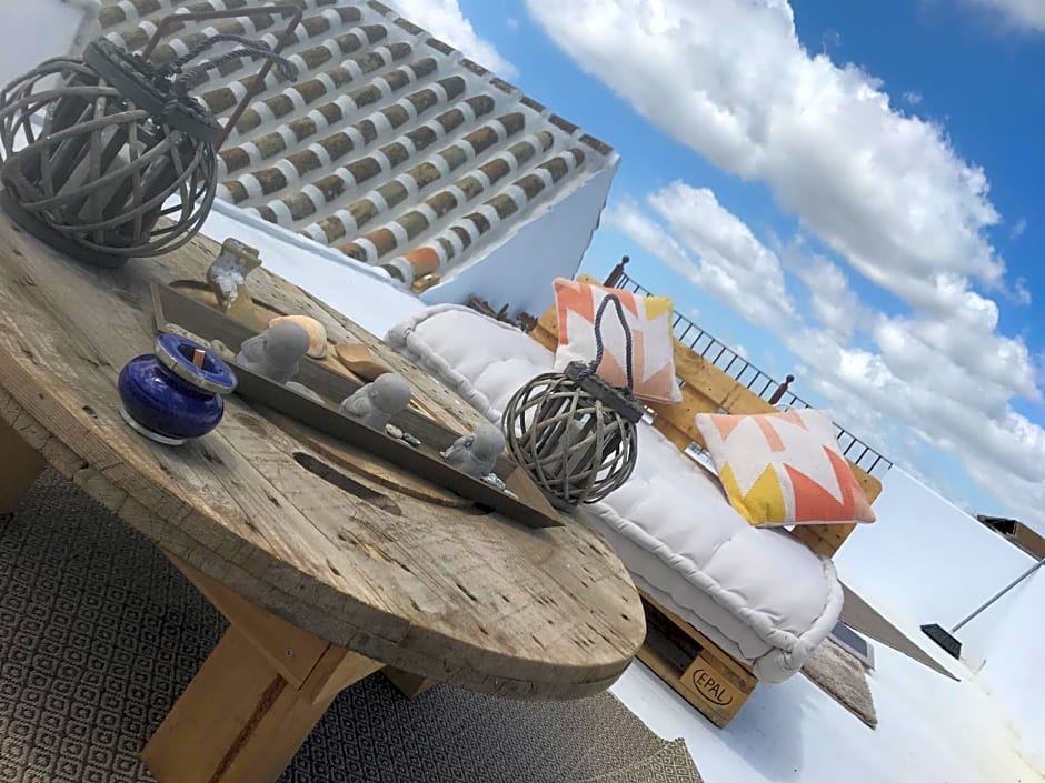 Casa Antigua - Terraza con Vistas al Mar