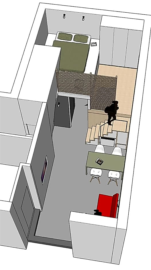 hip & stylish apartment in center, near trainstation, 15 min walk