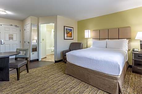 Queen Studio Suite with Hearing Accessible Roll in Shower - Non-Smoking