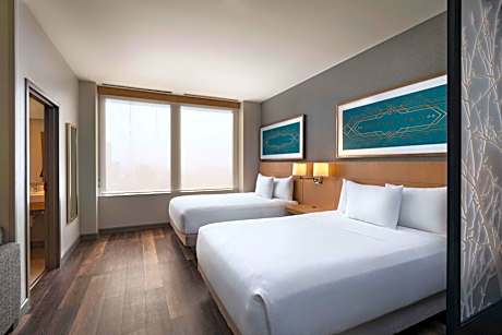 Queen Room with Two Queen Beds, Sofa Bed and Accessible Tub