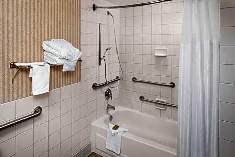 2 Double Bed Mobility/Hearing Accessible Room Tub w/ Grab Bars Non-Smoking
