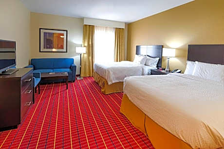 Queen Studio with Two Queen Beds and Sofa Bed