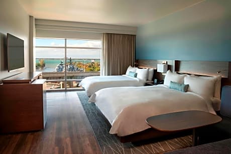 ROOM, QUEEN/QUEEN, PARTIAL WATER VIEW