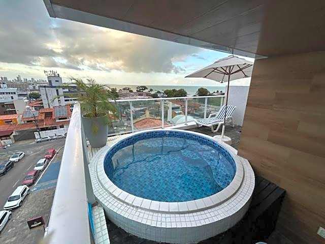 Linda cobertura vista mar