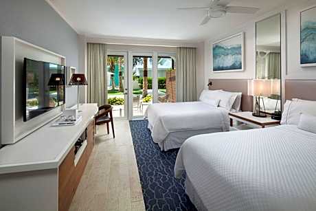 Ocean Pool-Lanai, Guest room, 2 Double, Ocean view, Poolside