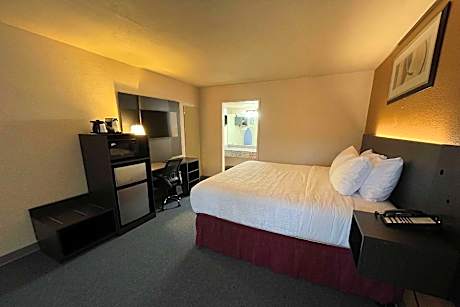 1 King Bed Mobility Accessible Room Roll-In Shower Non-Smoking