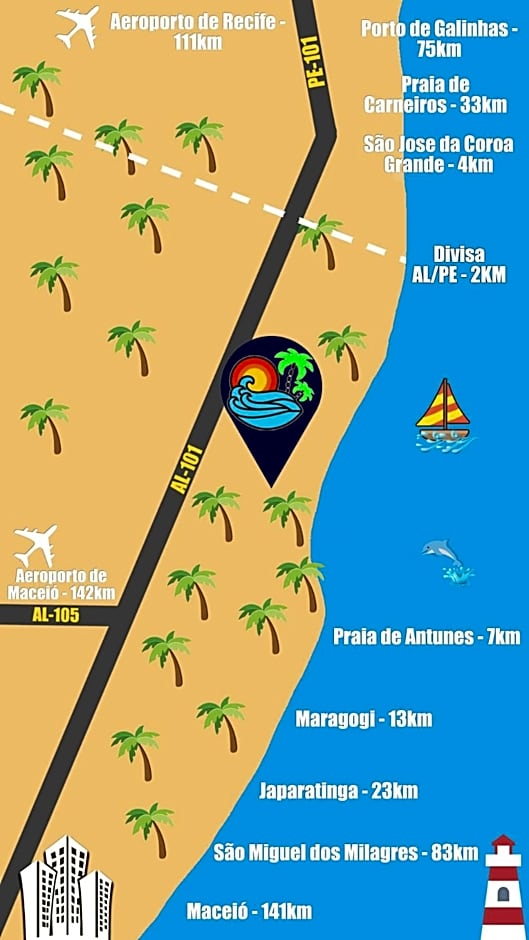 Parque dos Coqueiros- Bangalos e Suites