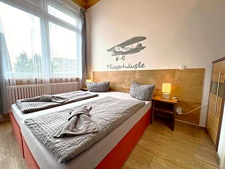 Double Room with extra bed and large Community terrace