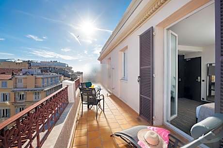 1 King Bed NonSmoking Deluxe Room Terrace Twin Beds On Request Bathrobe  Slippers Espresso Machine