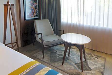 Room with One King and One Futon Bed