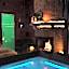 Mini spa in chalet bosco e trullo