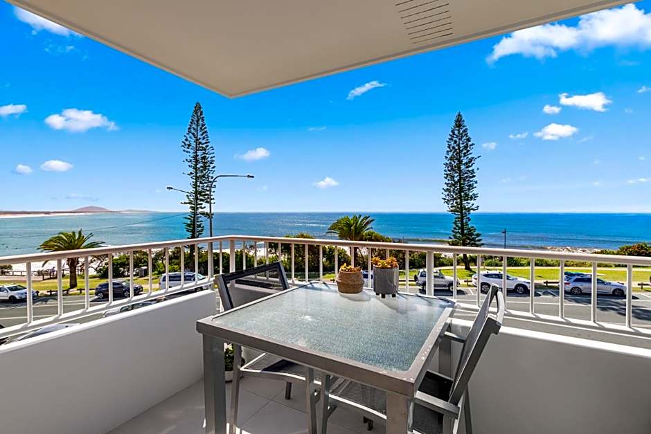 Newly renovated beach front unit. Views to die for!