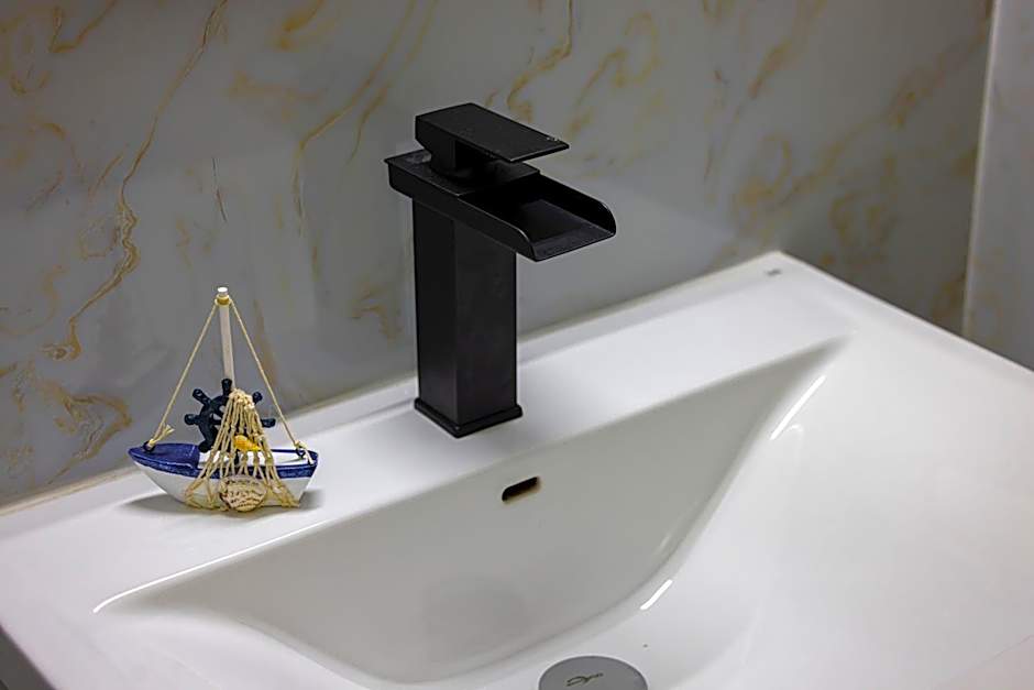 Sleek nordic style seaview condo