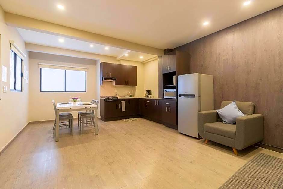 403 Walk to Zocalo 1Bdrm 1bath AC apt Rooftop