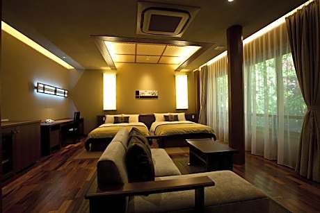 Premium Western-style Room with Semi Open-air Bath, Kaiseki Dinner and Japanese Breakfast