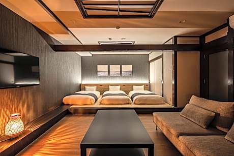 Deluxe Japanese-style Room with Tatami Area and Open-Air Bath - Non Smoking