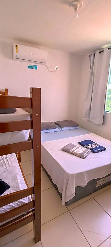 Apartamento lindo, completo e de frente para o mar