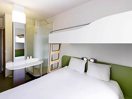 Triple Room with One Double Bed and One Bunk Bed