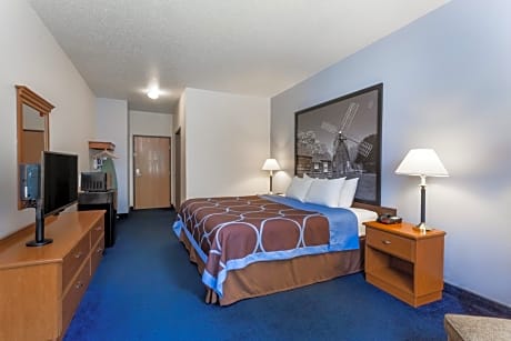 1 King Bed, Mobility/Hearing Accessible Room, Roll-In Shower, Non-Smoking
