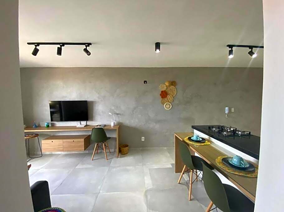 Cobertura Vista Mar Carapibus - Cariri Praia - Apartamento completo com 02 quartos