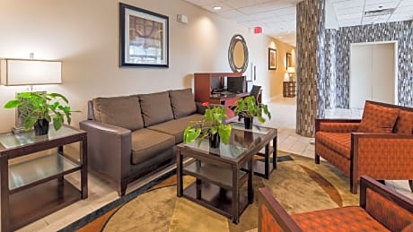 Queen Suite with Roll-in Shower - Mobility Accessible/Non-Smoking