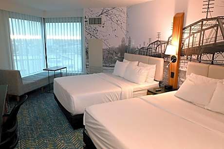 Deluxe Double Room with Two Double Beds - Non-Smoking