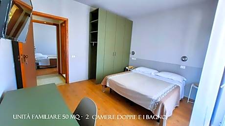 Two Connecting Double Rooms