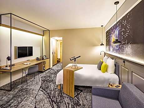 Privilege Room newly renovated with double bed and sofa and City View