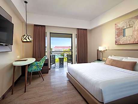 Deluxe Room with Balcony and Pool View