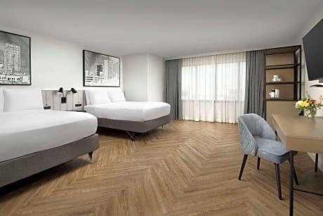 Double Room with Two Double Beds - Disability Access