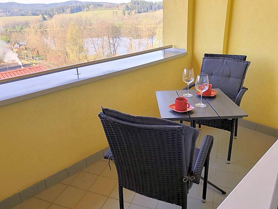 Ubytování Hanka v pokoji s bakónem C408