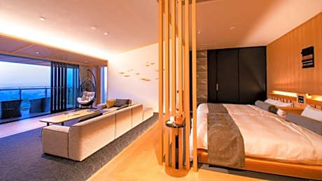 New Building Third Floor Premium Special Aso View Room with Open-Air Bath