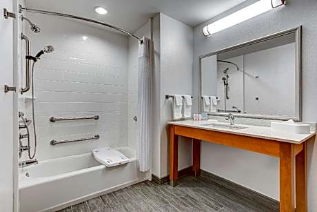 2 Queens Mobility Access W/tub Nonsmoking Microwv/fridge/hdtv/work Area Free Wi-fi/hot Breakfast Inc