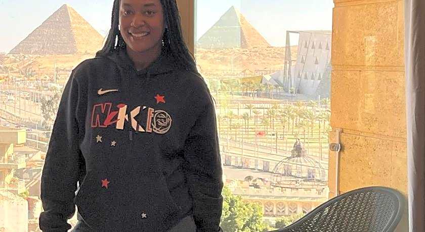 Asia Grand Museum & Pyramids view