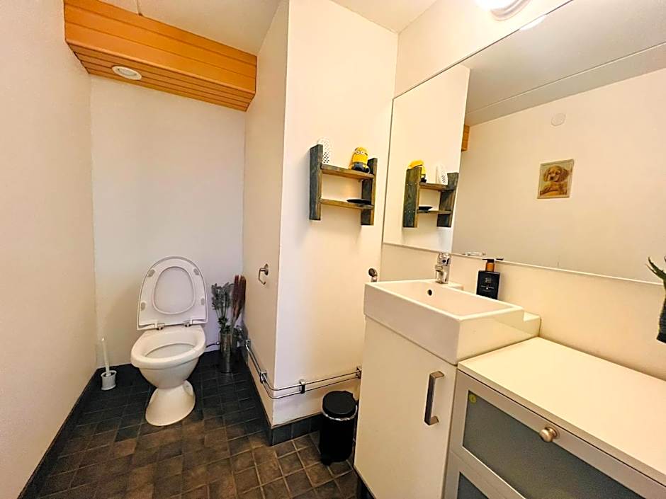 Welcoming room with private terrace, sauna and free parking