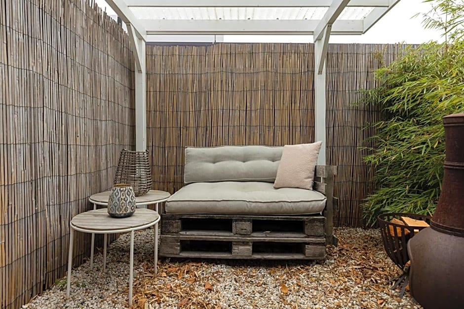 De oude slaght- luxe suite met buitensauna