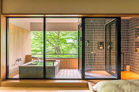 Room with Tatami Area and Open-Air Bath