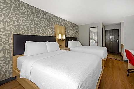 Pet Friendly Room with Two Queen Beds and Walk-In Shower - Non-Smoking