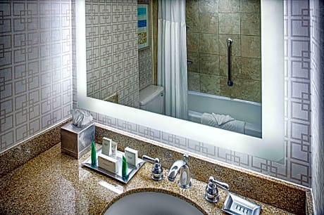 1 King Accessible with Roll in Shower