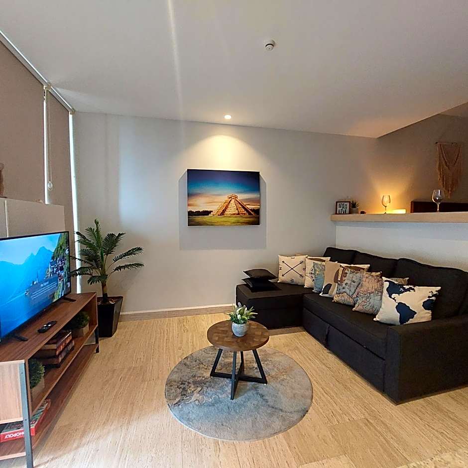 'Syrena Luxury Caribbean' Heart of Playa del Carmen - Fast Wi-fi - Sea Views