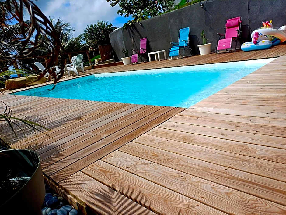 Villa Caraibea très belle vue mer des caraibes