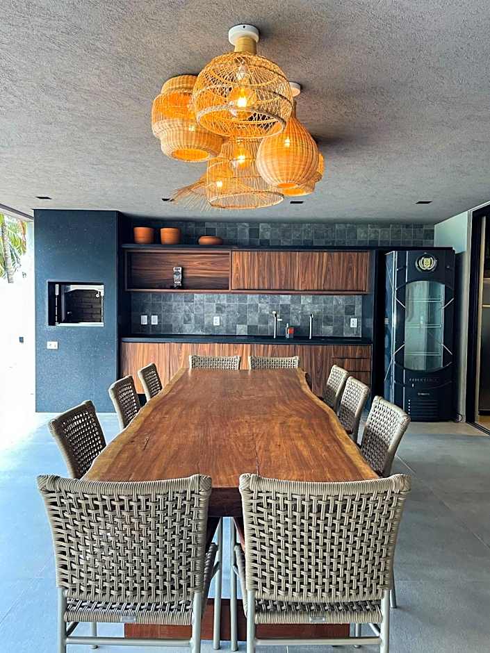 Casa Waua | PÉ NA AREIA, rooftop, borda infinita