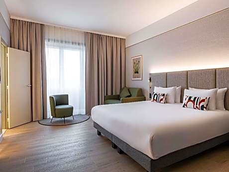 Deluxe room with 1 king size bed and 1 single sofa bed