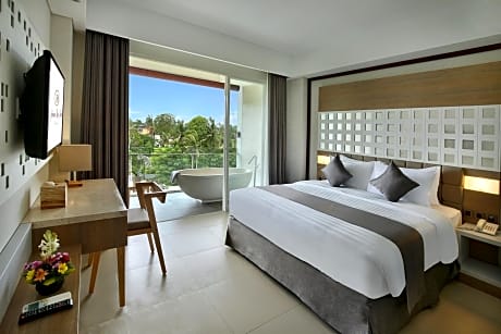 Puspanjali Deluxe Double or Twin Room with Pool View