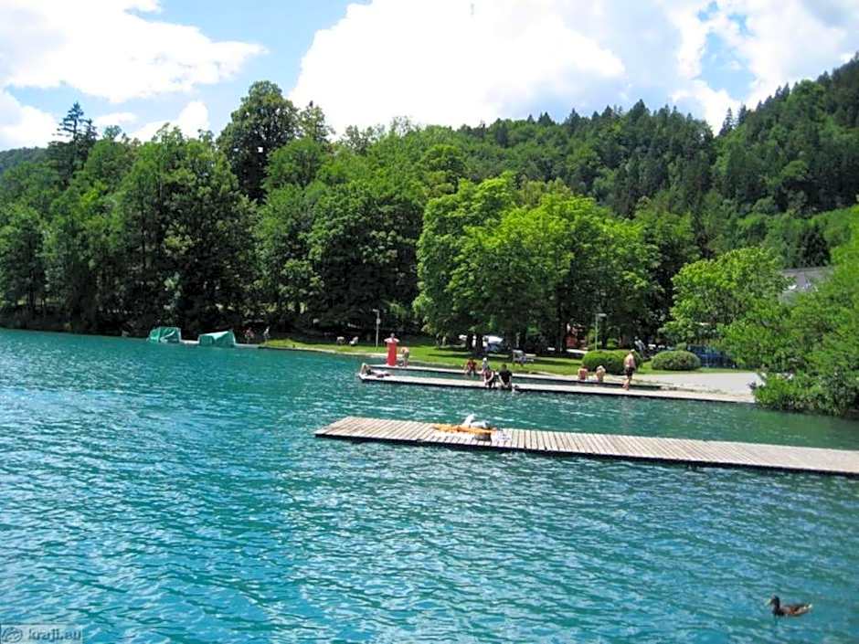 Fully equipped SIX BEDROOM HOUSE 15 kilometers from Lake Bled - with a terrace, garden, playground, and parking